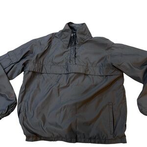 GAP Gray Rain Jacket with Mesh Lining